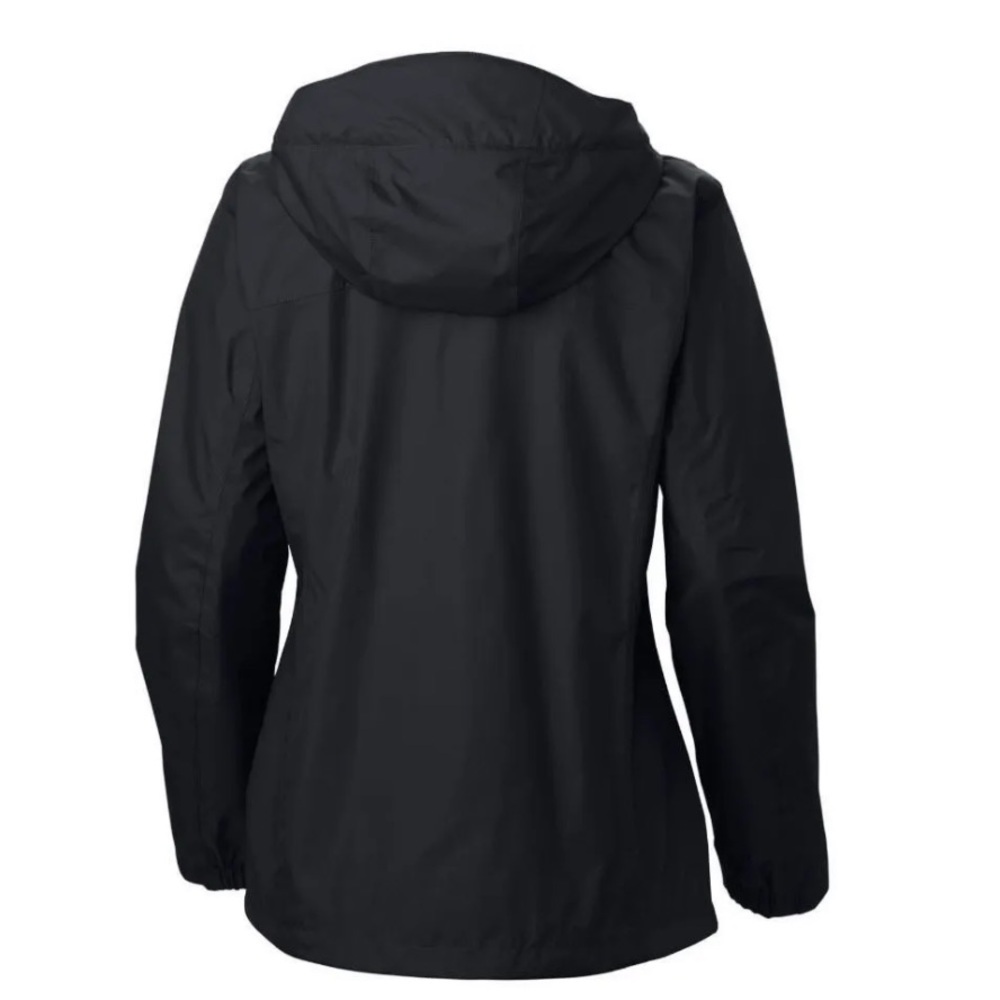 Columbia Waterproof OMNI TECH Breathable Women’s XS Rain Hoodie/Jacket, Black,